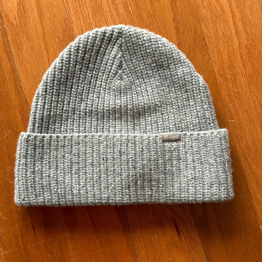 Madewell 100% wool gray beanie